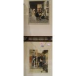 Pair of E M Hester lithographs, published by Gainsborough Galleries, both artist proof, 25 x 30