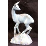 Beswick deer on a rock model 969. P&P Group 2 (£18+VAT for the first lot and £3+VAT for subsequent
