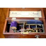 Mahogany cased Improved Magneto Electric Machine for nervous diseases. P&P Group 3 (£25+VAT for