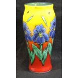 Anita Harris vase in the Blue Flowers pattern, H: 18 cm. P&P group 2 (£18+ VAT for the first lot and