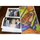 Kate Kray Married to the Krays book and a print with Parkhurst Prison stamps. P&P group 2 (£18+