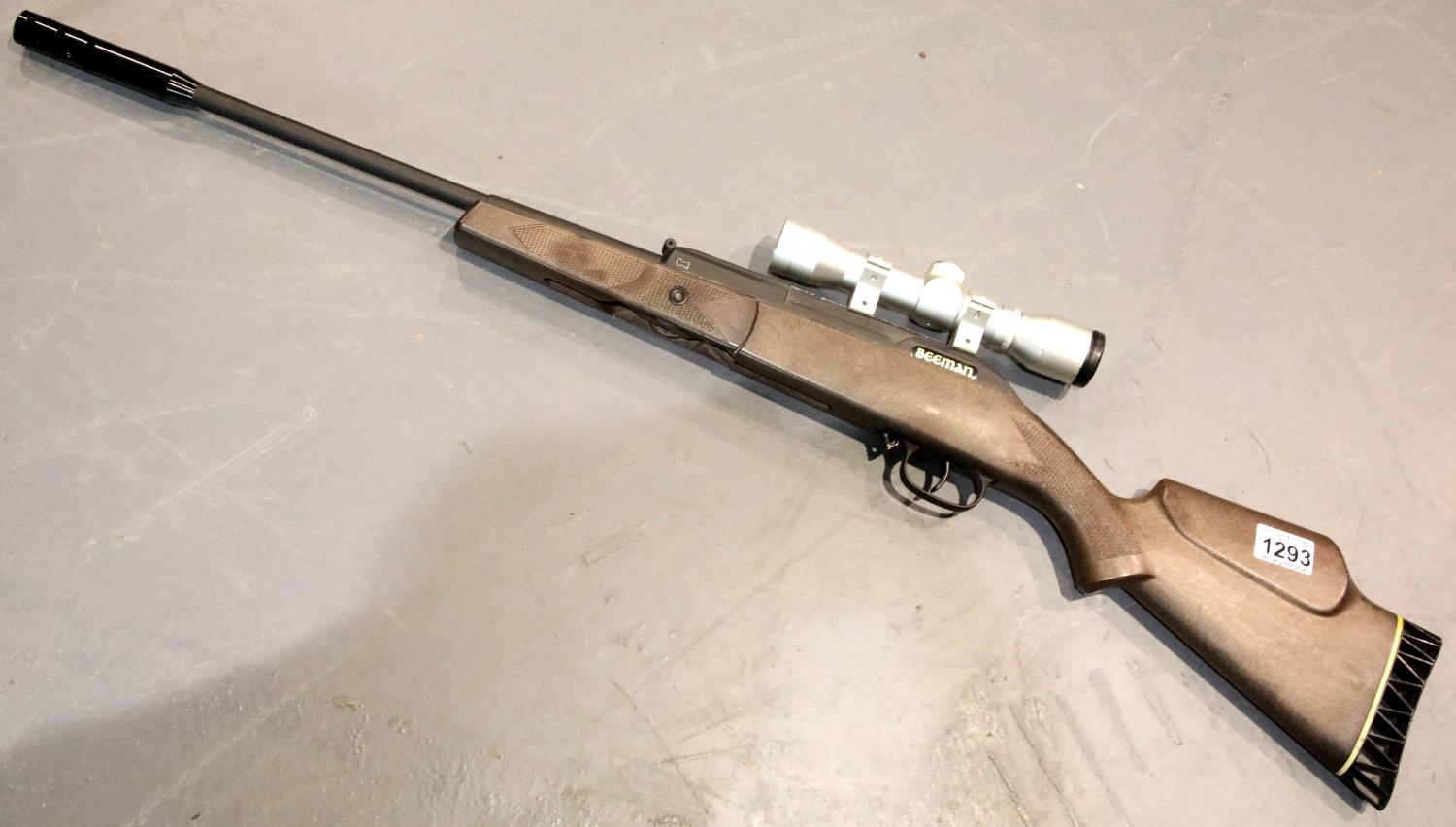 Beeman 177 air rifle with SMK sight. P&P group 3 (£25+VAT for the first lot and £5+VAT for