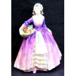 Royal Doulton figurine Janet HN 1538, H: 16 cm. P&P Group 2 (£18+VAT for the first lot and £3+VAT