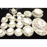 Substantial Wedgwood Beaconsfield pattern dinner and tea service of approximately 80 pieces. Not