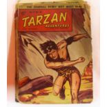 Three Tarzan Adventures magazines, all volume 8, nos 43, 44, 45. P&P Group 1 (£14+VAT for the