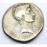 Roman silver cistophorus of Emperor Octavian Augustus. P&P Group 1 (£14+VAT for the first lot and £
