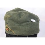 German WWII type Infantry M38 Other Ranks Side Cap Dated 1939. P&P Group 2 (£18+VAT for the first