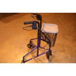 Mobility walker with tray. Not available for in-house P&P.