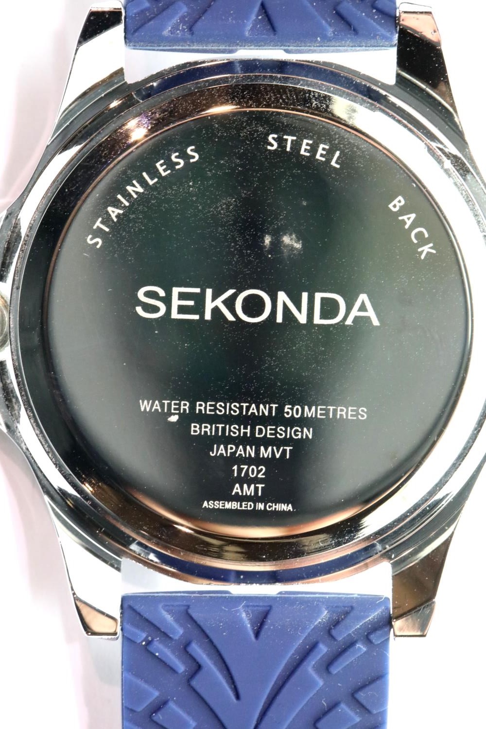 Gents Sekonda day and date wristwatch. Dial D: 40 mm. P&P Group 1 (£14+VAT for the first lot and £ - Image 2 of 2
