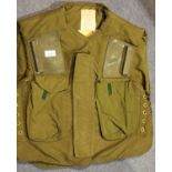 Northern Ireland issue flack jacket, size M, made by James & Smith & Co. P&P Group 3 (£25+VAT for
