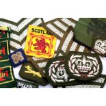 British post-war embroidered uniform badges, patches and insignia. P&P Group 1 (£14+VAT for the
