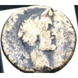 Roman Bronze of Trajan AE2/3 - Date palm planted reverse. P&P Group 1 (£14+VAT for the first lot and