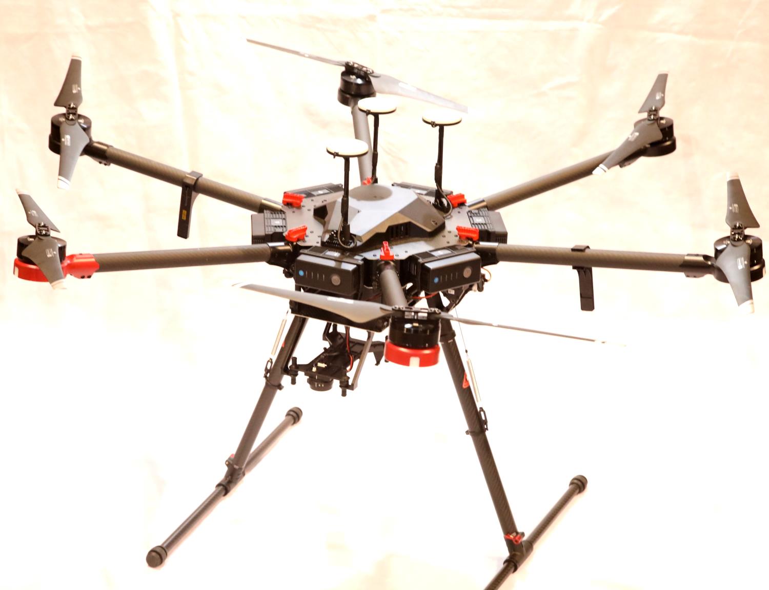dji Matrice 600 Pro drone fitted with a Zenmuse X3 gimbal camera, with 6 x TB47X batteries, 2 x - Image 11 of 11
