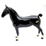 Beswick Hackney Horse, Black Magic of Nork, 20 x 19 cm H. P&P Group 2 (£18+VAT for the first lot and