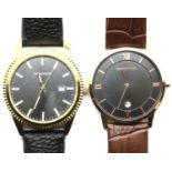 Two gents Sekonda wristwatches, working at lotting. P&P Group 1 (£14+VAT for the first lot and £1+