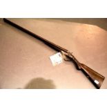 Higham 12 gauge double barrel shotgun with deactivation certificate. P&P Group 3 (£25+VAT for the