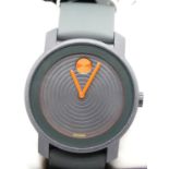 Gents Movado Bold wristwatch with rubber strap, new and boxed. P&P Group 1 (£14+VAT for the first