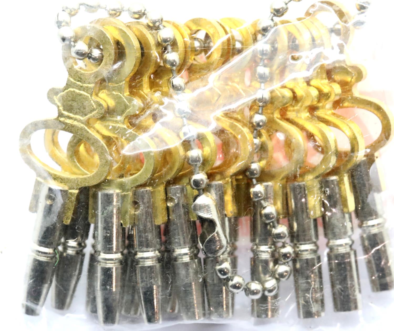 Set of quantity of 14 pocket watch keys. P&P Group 1 (£14+VAT for the first lot and £1+VAT for