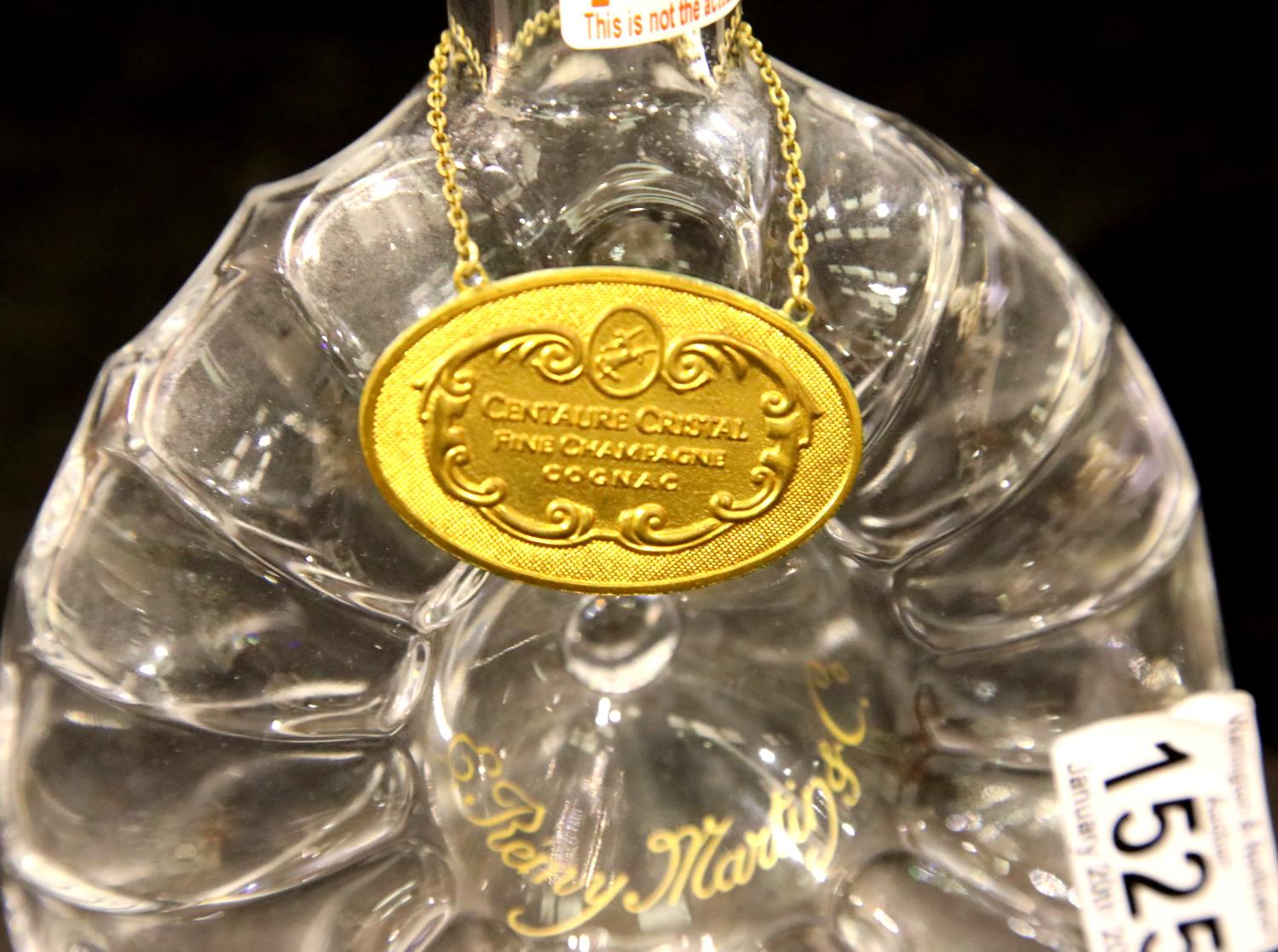 Baccarat Crystal cognac decanter and stopper for Remy Martin, etched and numbered to the base, - Image 2 of 2