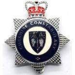 Cheshire Constabulary enamelled metal cap badge, unused. P&P Group 1 (£14+VAT for the first lot
