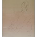 After Edmond Xavier Kapp (1890-1978) lithograph of Frederick Relius, pencil signed to margin 84/100,