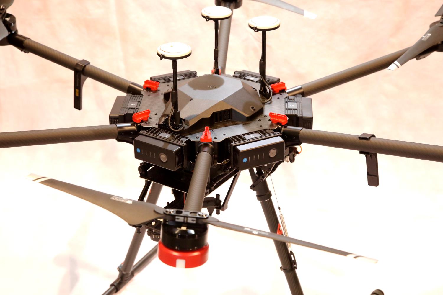 dji Matrice 600 Pro drone fitted with a Zenmuse X3 gimbal camera, with 6 x TB47X batteries, 2 x - Image 2 of 11