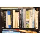 Shelf of hardback biographies including Peter Scott and Wordsworth. P&P Group 3 (£25+VAT for the