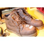 Size 11 Dr Martens steel toe cap safety boots, hardly worn. P&P group 2 (£18+VAT for the first lot