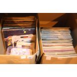 Two boxes of mixed vinyl albums including Tom Jones etc. Not available for in-house P&P, contact