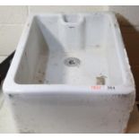 Large Belfast sink, approximately 24 x 18 x 10 cm. Not available for in-house P&P, contact Paul O'