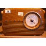 Bush TR82 retro radio with power lead. P&P Group 2 (£18+VAT for the first lot and £3+VAT for