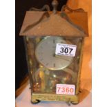 Vintage Schatz electric presentation clock. Not available for in-house P&P, contact Paul O'Hea at