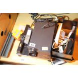 Retro Prestinox 680 auto slide projector and slide viewers. Not available for in-house P&P,