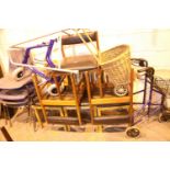 Quantity of mixed furniture on behalf of Age UK Cheshire. Not available for in-house P&P, contact