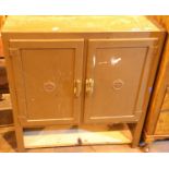 1950s larder cupboard. Not available for in-house P&P, contact Paul O'Hea at Mailboxes on 01925