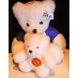 Two BT plush teddy bears. P&P Group 1 (£14+VAT for the first lot and £1+VAT for subsequent lots)