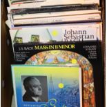Quantity of Classical vinyl albums including Bach, Verdi, Puccini etc. Not available for in-house