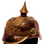 WWI 1915 pattern Imperial German Prussian Pickelhaube. P&P Group 2 (£18+VAT for the first lot and £