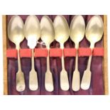 WWI Royal Flying Corps teaspoon set. P&P Group 2 (£18+VAT for the first lot and £3+VAT for