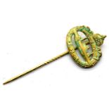 WWI Imperial German Kaiserliche U-Boat crew lapel pin. P&P Group 1 (£14+VAT for the first lot and £