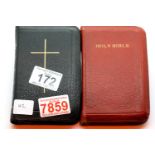 Leather cased Holy Bible and matching book of Common Prayer. P&P Group 1 (£14+VAT for the first