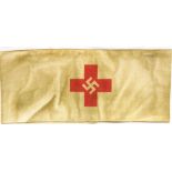 German WWII type Red Cross armband. P&P Group 1 (£14+VAT for the first lot and £1+VAT for subsequent