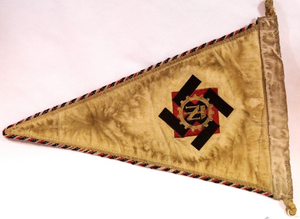 German Third Reich type TENO pennant, L: 33 cm. P&P Group 1 (£14+VAT for the first lot and £1+VAT - Image 2 of 2