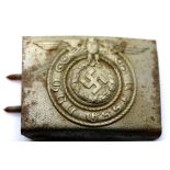 German WWII type SS belt buckle. P&P Group 1 (£14+VAT for the first lot and £1+VAT for subsequent