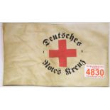 WWII German type Red Cross armband. P&P Group 1 (£14+VAT for the first lot and £1+VAT for subsequent