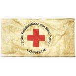 German WWII type Red Cross Losheim armband. P&P Group 1 (£14+VAT for the first lot and £1+VAT for