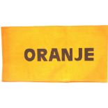 German WWII type Oranje Dutch Resistance armband. P&P Group 1 (£14+VAT for the first lot and £1+