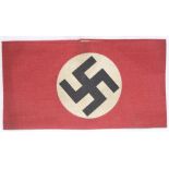 German Third Reich type NSDAP party armband. P&P Group 1 (£14+VAT for the first lot and £1+VAT for