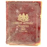 The 1902 Garrison Artillery Training Manual Vol III. P&P Group 1 (£14+VAT for the first lot and £1+