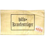 German WWII type Hilfs Kranfentrager armband. P&P Group 1 (£14+VAT for the first lot and £1+VAT